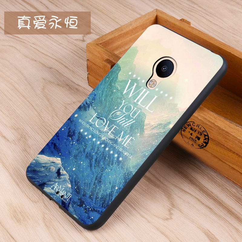 Yi Tian Meizu quyến rũ Xanh 2 5-inch thế hệ bộ điện thoại điện thoại di động vỏ điện thoại di động m578 Charm Blue 2 bảo vệ tay áo cứu trợ nhà ở hộ - Phụ kiện điện thoại di động móc điện thoại