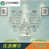 Рельефные стойки полки Terront -nailhouse Oil Globe Wall Grase Hyple Display Cosmetics Wall -Mount полки укрытие