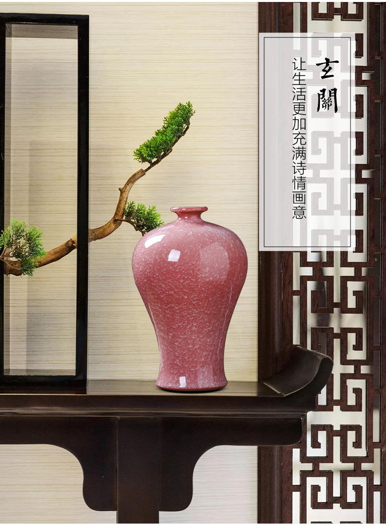 Jingdezhen porcelain vases, ceramic flower arranging archaize furnishing articles new living room TV cabinet decoration of Chinese style household porcelain