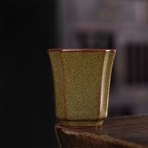 Longquan handmade tea powder Master Cup celadon high-grade kung fu gap tea cup household ceramic tea cup single Cup