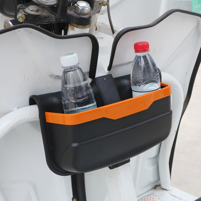 Electric vehicle express three-wheeler loading storage tank containing box of water cup basket modified storage box