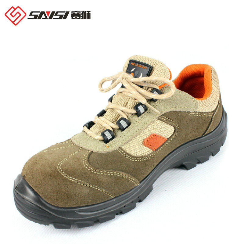 Sai Lion anti - smashing Kefla anti - piercing bamboo insulation shoes breathable bamboo and charcoal anti - static insulation safety shoes 913S
