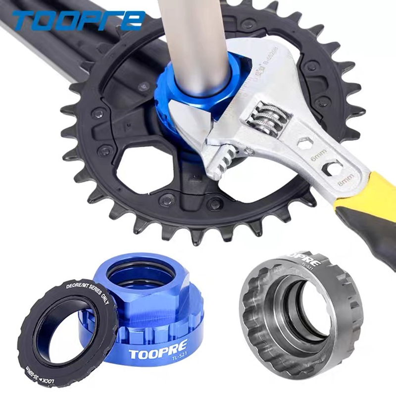 TOOPRE M7100 M8100 M9100 M9100 XT large fluted disc mounting sleeve 12 speed straight fit disc removal tool