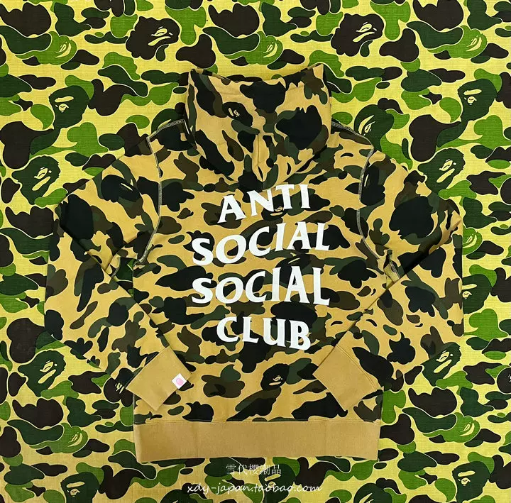 Худи (BAPE x ASSC) лимитированное камуфляжное, M, коллекционная коллаборация