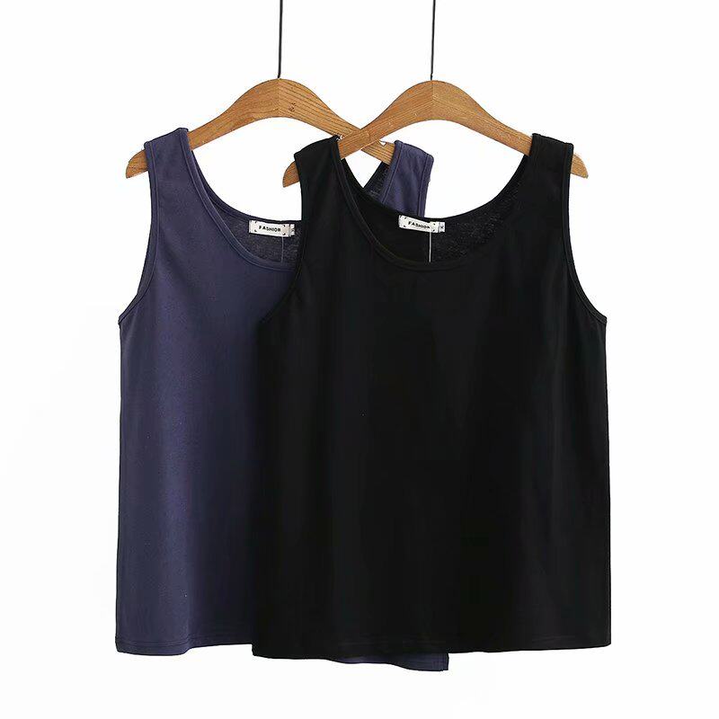 Middle aged mother summer loaded with undershirt sleeveless sleeveless vest with small vest large size and slim fit cotton sling