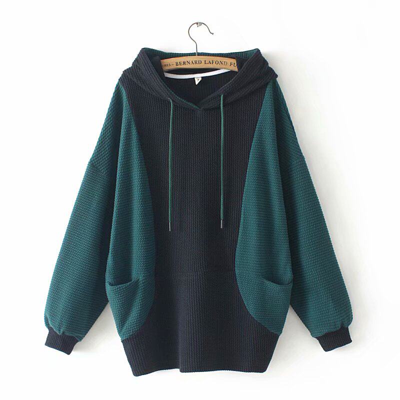 Spring Clothing New Middle Aged Mother Cotton Slumped with hat jacket jacket Gats up for overweight women's clothing 200 catties