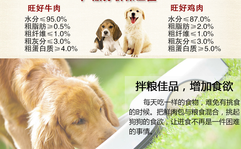 Chó Inabao với thú cưng ăn vặt chó ngon 100g * 12 con chó đóng hộp cơm với một gói thịt tươi ngon - Đồ ăn vặt cho chó thức ăn thưởng cho chó