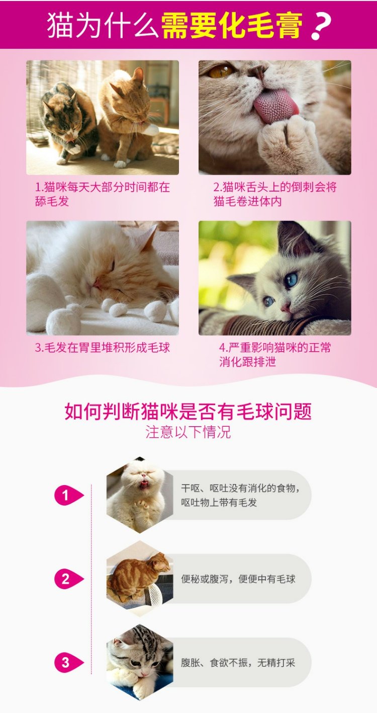 Kem dưỡng lông mèo Jin Duole Mai Fudi 125g để kem bóng nhổ kem vào kem dưỡng da mèo mèo mèo - Cat / Dog Health bổ sung sữa esbilac