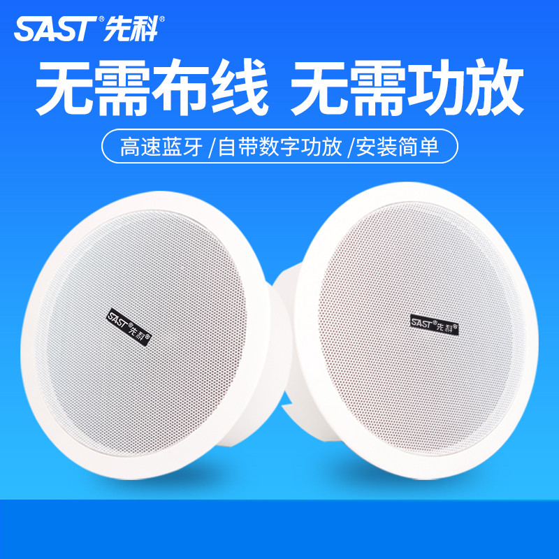 SAST Xianke D30 bluetooth ceiling audio ceiling speaker embedded shop background music speaker