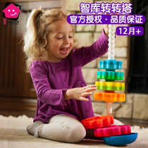 British think tank Turn the tower pile the tower early education educational toys 1-2 years old Turn the music stack the music baby pile the wood