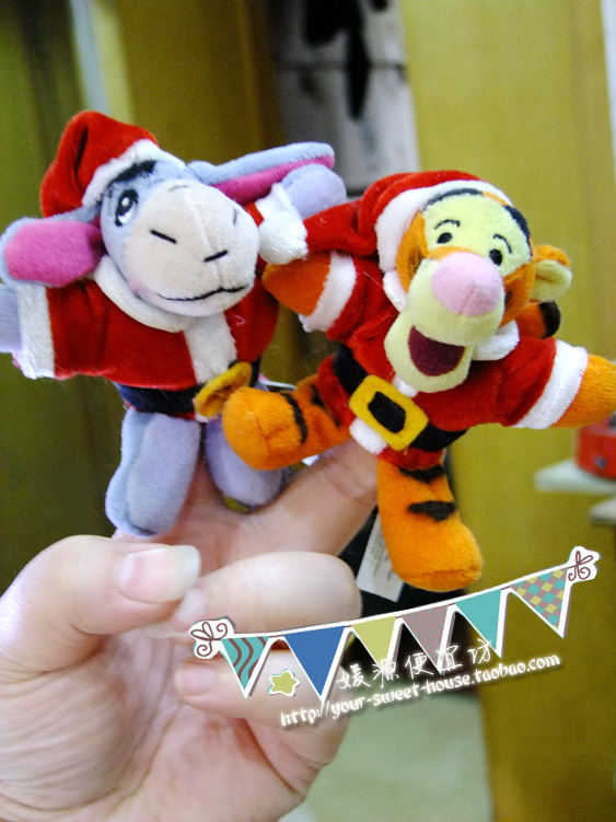 (second half price) American Di Nii D*sney out-of-print Christmas skip Tiger Yi donkey finger toy