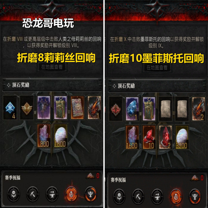 Diablo 4 with a Powerful Character Build to Farm and Defeat Lillith Level 8, and to Destroy Mephistopheles Level 10 with the Echo of Hatred Boss in the New Season