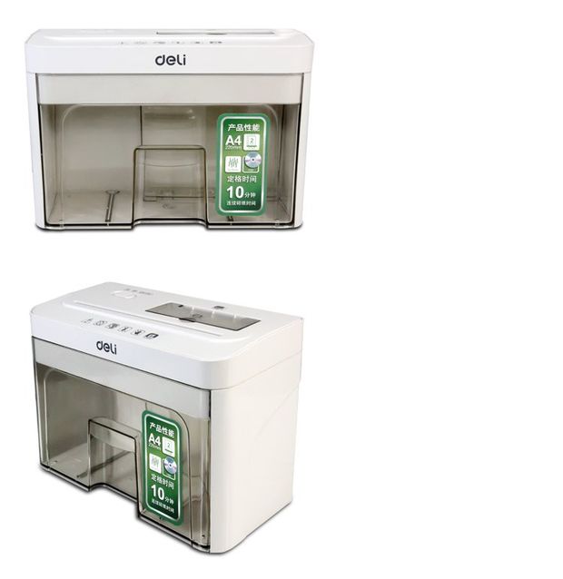 Máy hủy tài liệu máy tính để bàn đa năng Deli 9932 Máy hủy tài liệu A4 Máy hủy tài liệu đĩa nhỏ Máy hủy tài liệu - Máy hủy tài liệu
