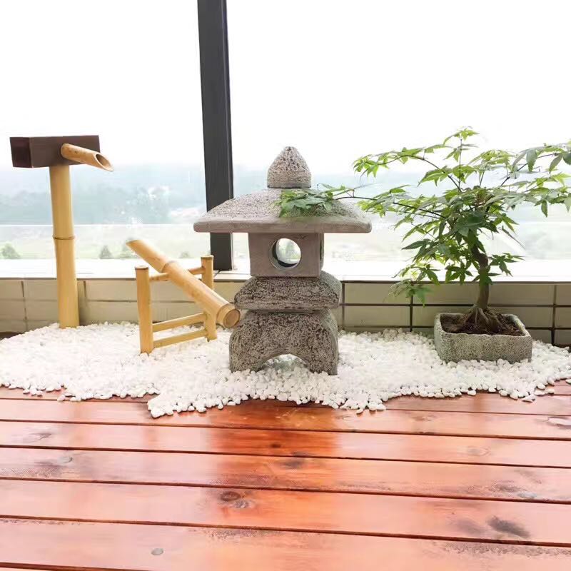 Handmade bamboo and wood dripping water suit Jinglu Japanese garden Bamboo running water Bamboo Zen ornaments Anti-corrosion bamboo decoration