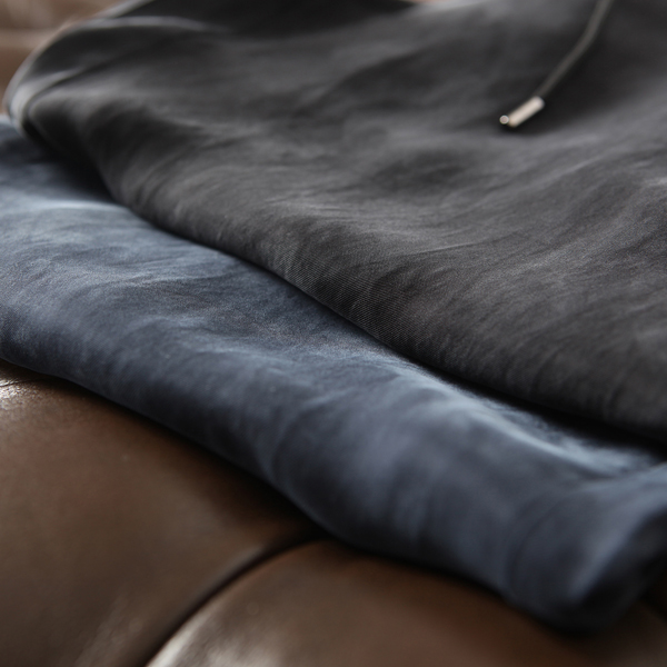 Summer new heavy weights Genuine Silk Casual Pants Male Thin Section Plus Fat Increase Deep Gear Tightness High Waist Copper Ammonia Silk Long Pants Male