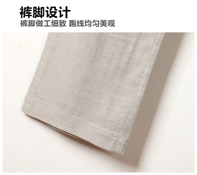 Trung quốc phong cách đàn ông lỏng lẻo kích thước lớn linen Hanfu mùa hè phần mỏng trung niên cha casual cotton ngắn tay áo phù hợp với