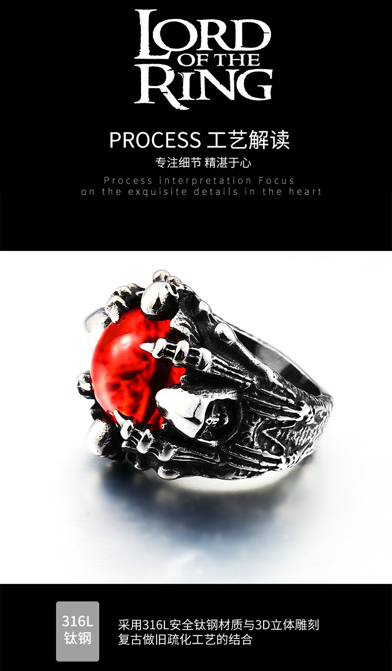 Bague homme BEIER en Acier au titane - Ref 3086542 Image 20