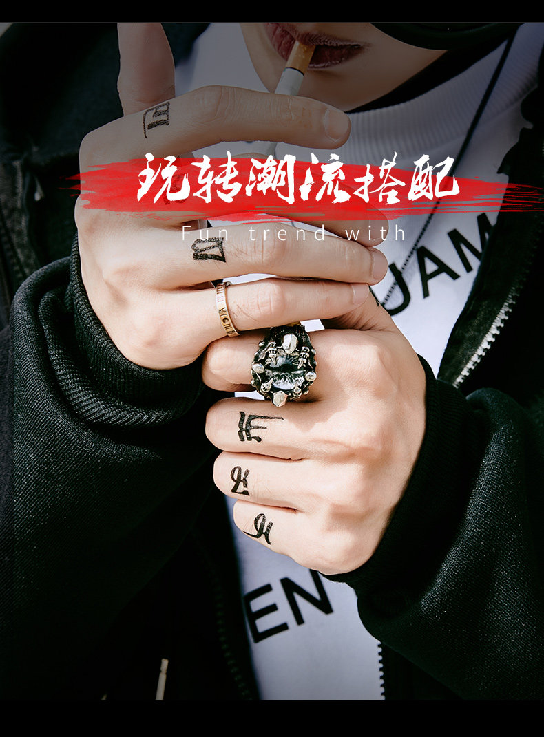 Bague homme BEIER en Acier au titane - Ref 3086542 Image 12