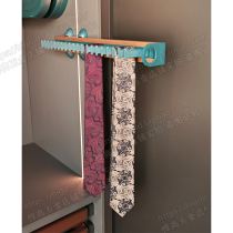 Humvee Bao butterfly BV collar with clip silk scarf clip Morandi Green wardrobe Home cloakroom Side loading pull-out containing box