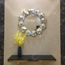 European American art bathroom entrance bathroom mirror hanging mirror glass mirror toilet fireplace wall decorative mirror