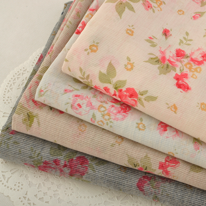 Retro cung điện gió tăng bông vải đệm bông Calico chế giải phóng mặt bằng vải L - Vải vải tự làm vải da cá 100 cotton