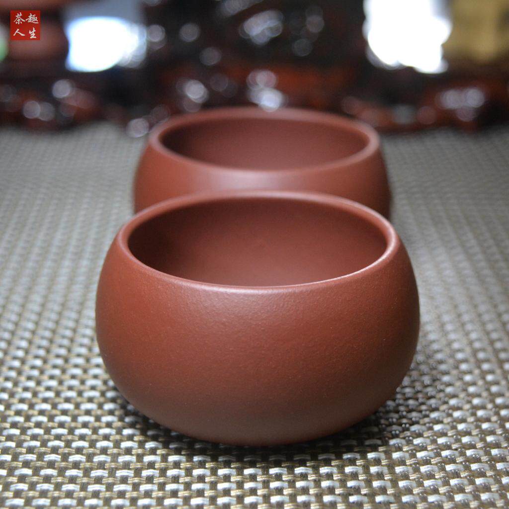 Lixing Purple Sand Cup Purple Clay Tea Drinking Cup Pure Entirely Handmade Tea Bowl Master's Cup Kongfu Tea With Tea Zen Zen Cup
