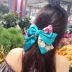 Hàn Quốc Nhật Bản và Hàn Quốc quá khổ màu rắn cung từ clip clip clip kẹp clip mùa xuân vải clip đơn giản đồ trang sức phụ nữ - Phụ kiện tóc