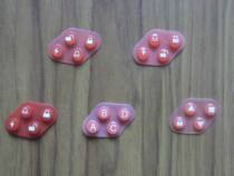 Silicone silicone button for remote control transmitter Color: Light red Crimson Printing: Plane arc