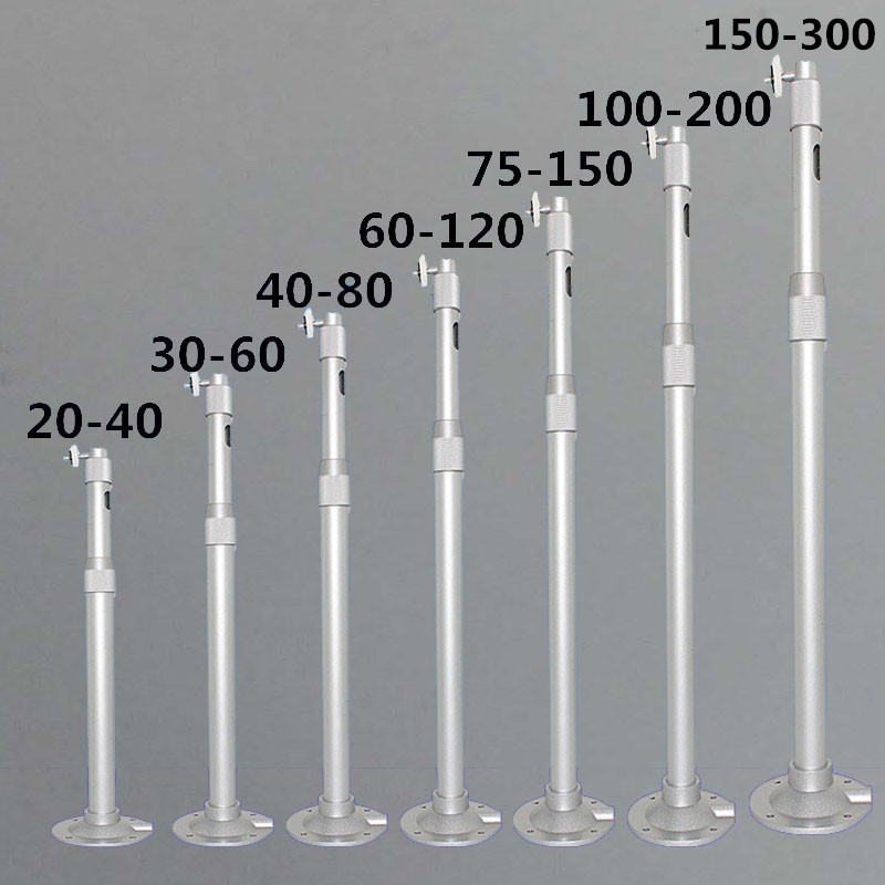 Monitor aluminum alloy telescopic bracket camera duckbill universal bracket gun machine lengthened hoisting bracket bending bracket