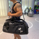 ua Fitness bag ຜູ້ຊາຍ Dwayne Johnson bull head shoulder crossbody ບ່າດຽວກິລາ badminton backpack ຄວາມອາດສາມາດຂະຫນາດໃຫຍ່