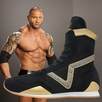 Boxing shoes mens professional wrestling shoes fighting Sanda fighting shoes high top training shoes gym large size shoes Y866