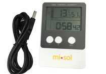 Temperature and humidity recorder Connected to computer data export Temperature and humidity data collector Temperature and humidity meter