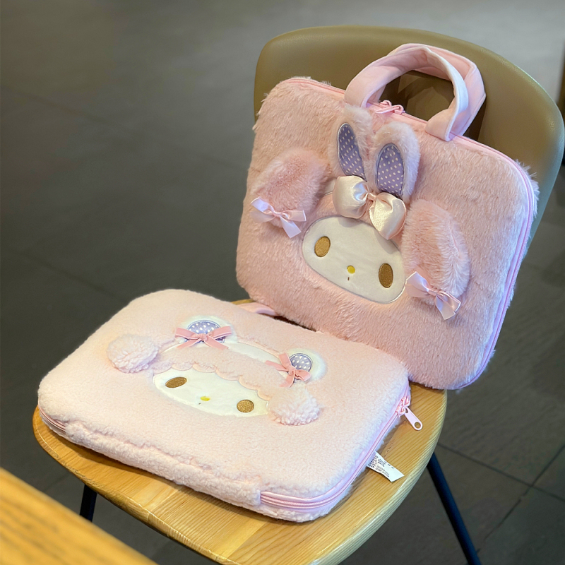 Cute Cartoon Pink Girly Laptop Bag Portable Document Bag iPad Tablet Storage Bag Cute Cartoon Pink Girly Laptop Bag Portable Document Bag iPad Tablet Storage Bag