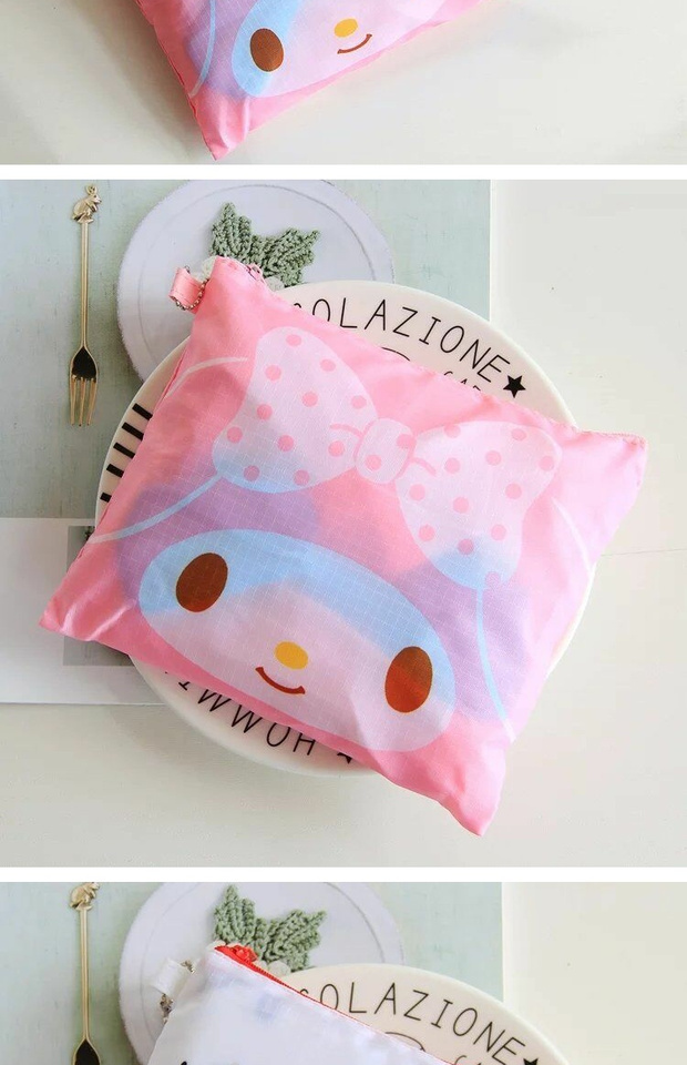 Dễ thương hoạt hình xách tay công suất lớn túi gấp du lịch túi duffel túi Lever gấp du lịch túi nữ tay túi du lịch mini