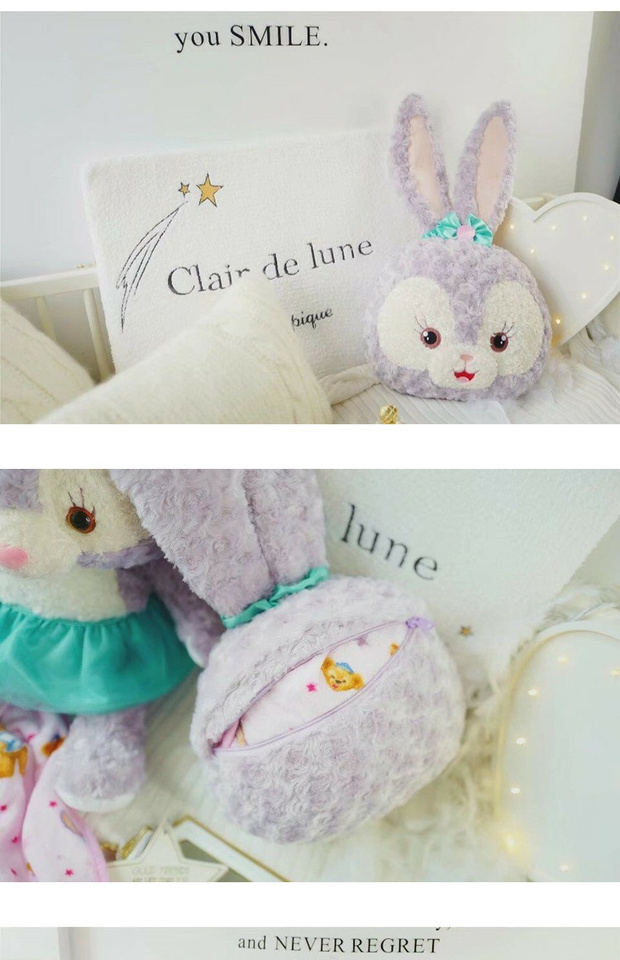 Dễ thương phim hoạt hình có thể gập kép sử dụng gối ngủ trưa chăn lông cừu hô chăn kết hợp bình thường nữ búp bê con búp bê đồ chơi - Ném / Chăn chăn yuki