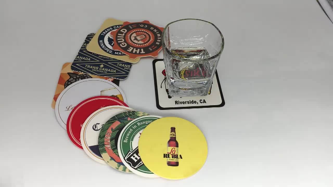 Wholesale Custom Printed Round Cheap Absorbent Paper Drink Cup