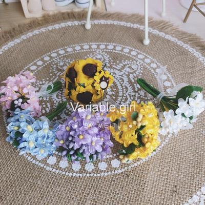 taobao agent BJD Xiaobu 6 points baby 4 points mini flower full of stars chrysanthemum sunflower photo props holding flowers