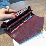 Бумажник, сумка через плечо, ультратонкий изысканный картхолдер, модный кошелек, из натуральной кожи