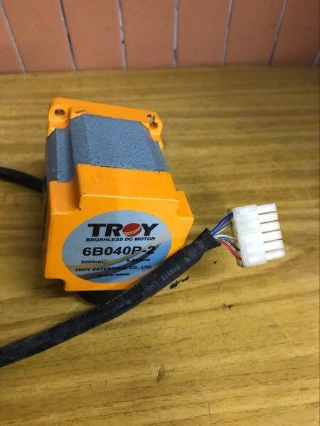 The TROY BRUSH BRUSHLESS MOTOR 6B040P-2 DETACHED SPOT
