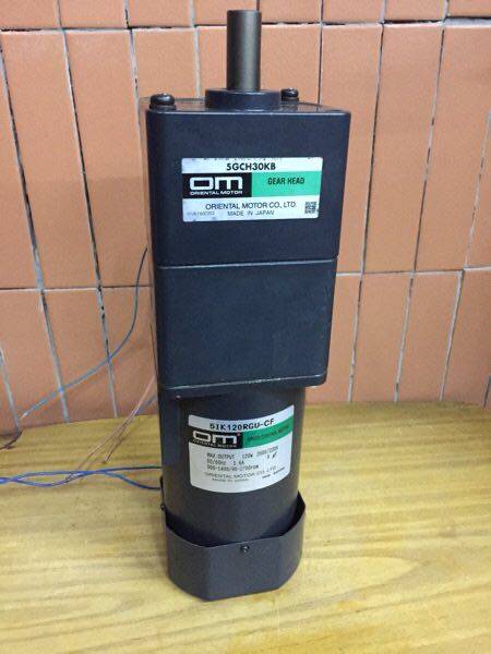 Japan Oriental Motor 120W clutch brake belt throttle adjustable with 5GU reducer OM motor unpacking spot