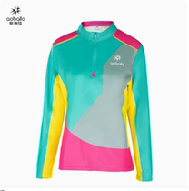 Auberon 2022 autumn and winter colorful sweaters long-sleeved Tai Chi soft ball appearance clothes sportswear performance clothes