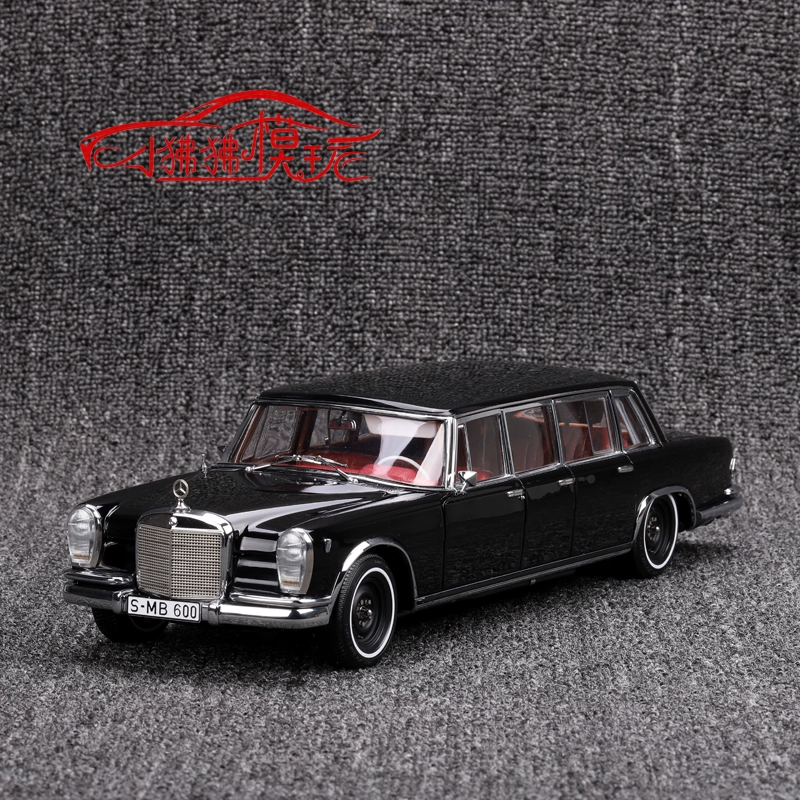 Cửa mở bằng hợp kim CMC tại chỗ 1:18 Mô hình xe mô phỏng đầu kéo cứng Mercedes-Benz 600 Pullman W100 pullman - Chế độ tĩnh