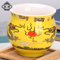 Double Layer Thickened Small Tea Cup Kung Fu Ceramic Tea Set Suit Home Single Master Cup Tasting Cup Tea Drinking Tea Bowl