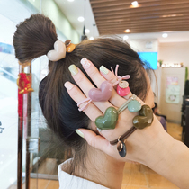 Sweet Love head rope Korean version of acrylic candy color hipster hair rope tie hair leather band hair leather sleeve Hairband