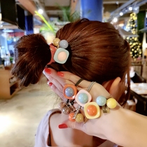 Miss Guo South Korea Sweet Hair Rope Simple Joker Tie Hair Head Rope Hairband Headring Girl Hair Decoration