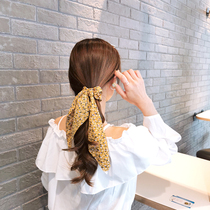 Summer paragraph with small fresh float with bowel ring hair rope Hair Leather Fascia Sweet 100 hitch head rope disc hair head Circle net red ornament