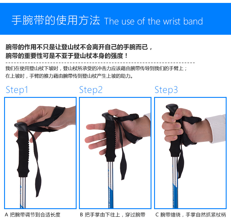 Xe đẩy khóa ngoài tự nhiên Ulthight-NH Ultralight 7075 Tay cầm xốp gấp khóa tốc độ mía - Gậy / gậy gậy chống chân