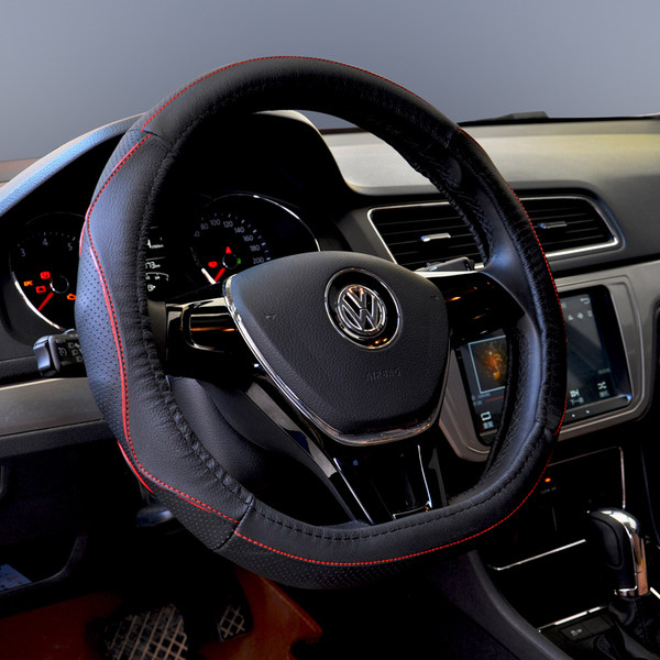 澳奴羊 头层牛皮汽车方向盘套 优惠券折后￥16.9起包邮（￥26.9-10）