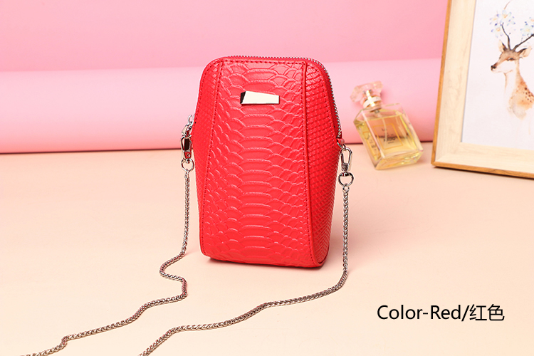 Túi xách da túi xách điện thoại di động mini Messenger túi 2019 thời trang mới Túi đeo vai nữ túi xách nữ - Túi điện thoại túi đeo chéo trong suốt