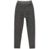 Quần legging bé gái mùa thu và mùa đông dày cộng với nhung để giữ ấm bên ngoài mặc quần eo cao bé trai quần bé gái bó sát màu đen - Quần quần dài bé trai Quần